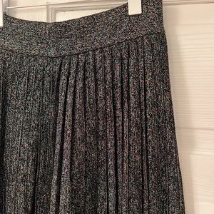 ALC glitter pleated skirt